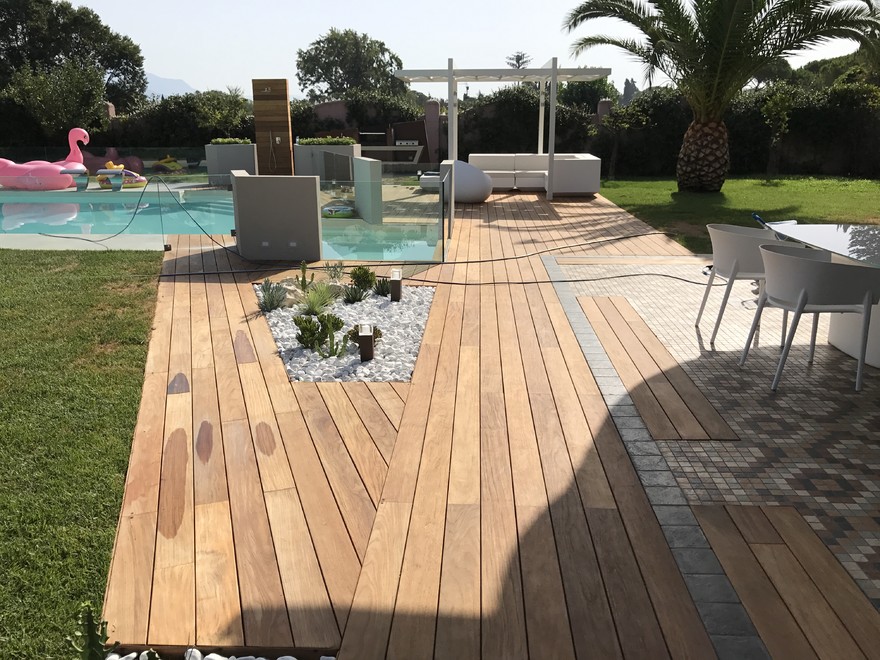 Decking teak bali 