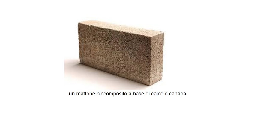mattone biocomposito con canapa