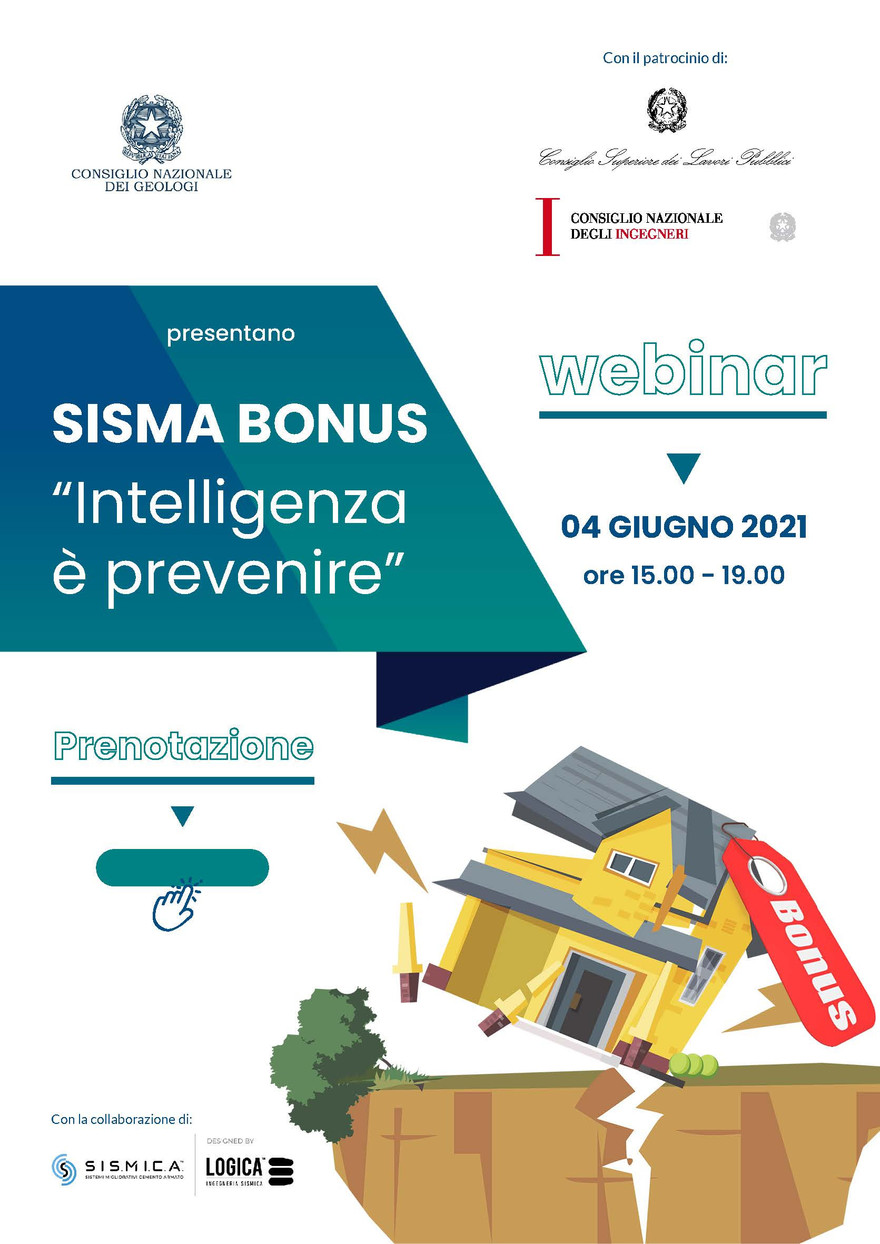 Sismabonus, il 4 giugno webinar con 'Intelligenza è Prevenire' 