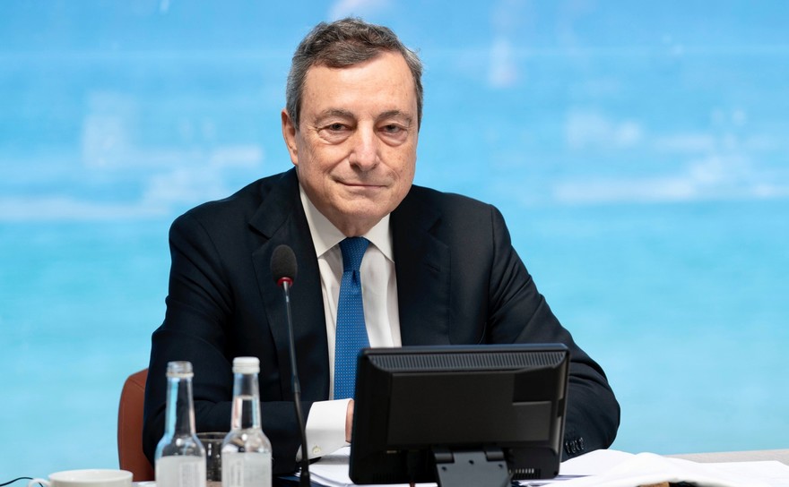 Draghi: “Quadro economico migliore di 5 mesi fa“