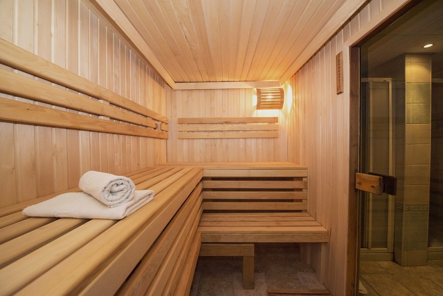 La sauna per una vacanza 'casalinga'