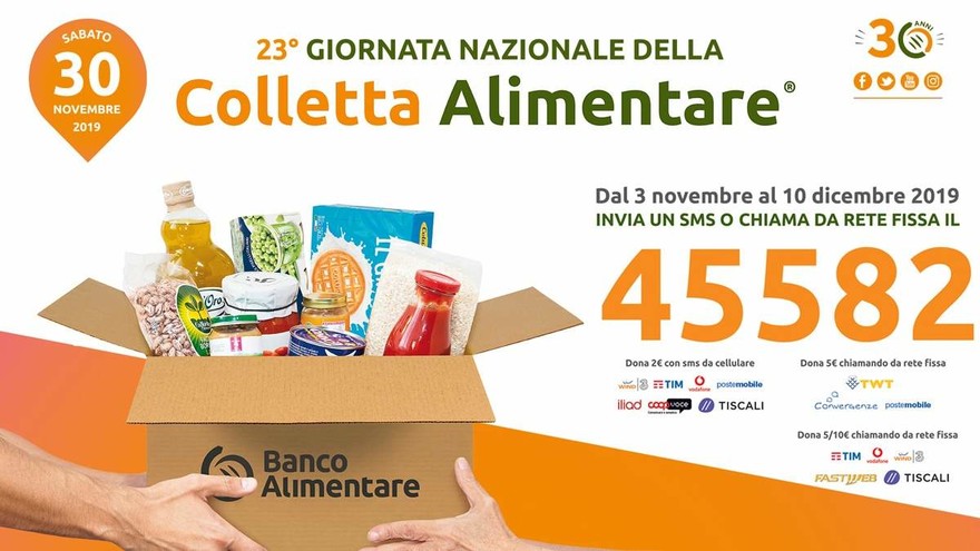 Solidarietà, torna la Colletta Alimentare