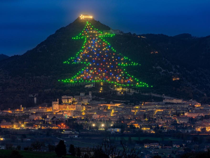L'albero di Natale di Gubbio sarà a led