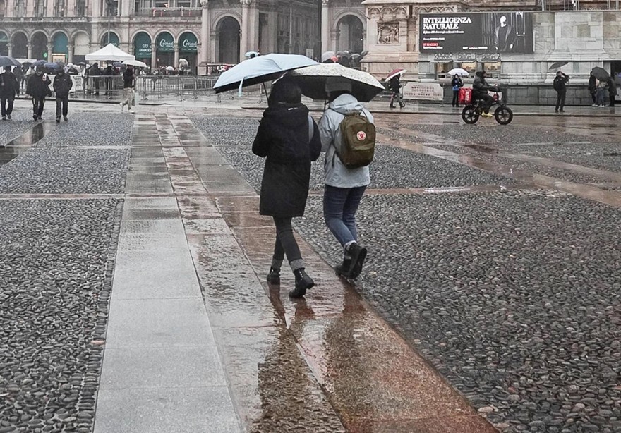 Pioggia e grandine, domenica delle Palme bagnata