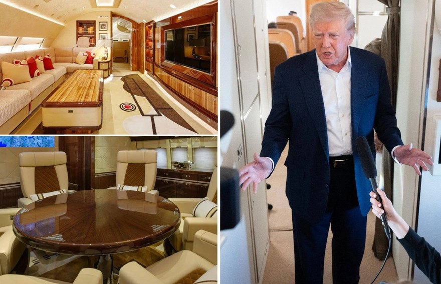 USA, l'aereo regalato dal Qatar a Trump è già in Texas